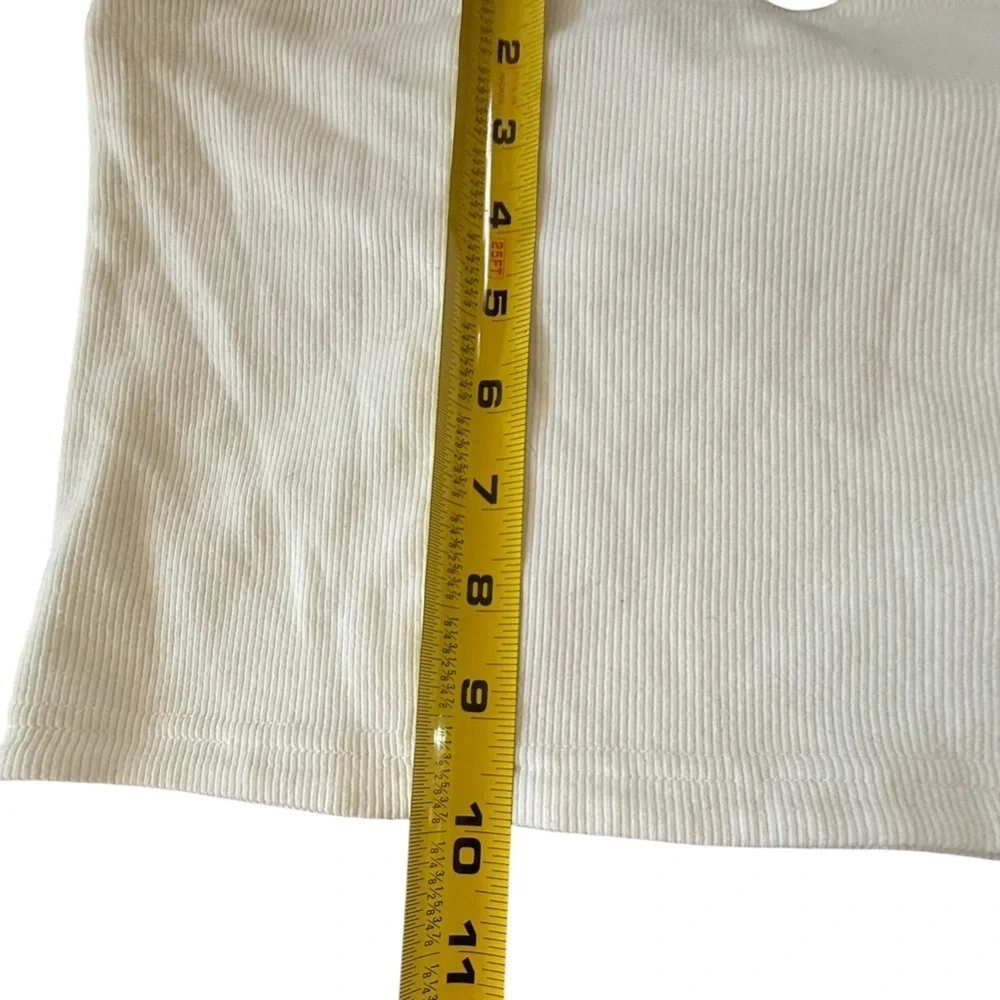 GAP Cream Ribbed Tube Top - Picture 5 of 5